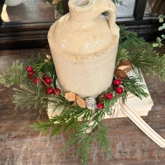 Holiday Candle/Ring Wreath - Picture 3 of 3